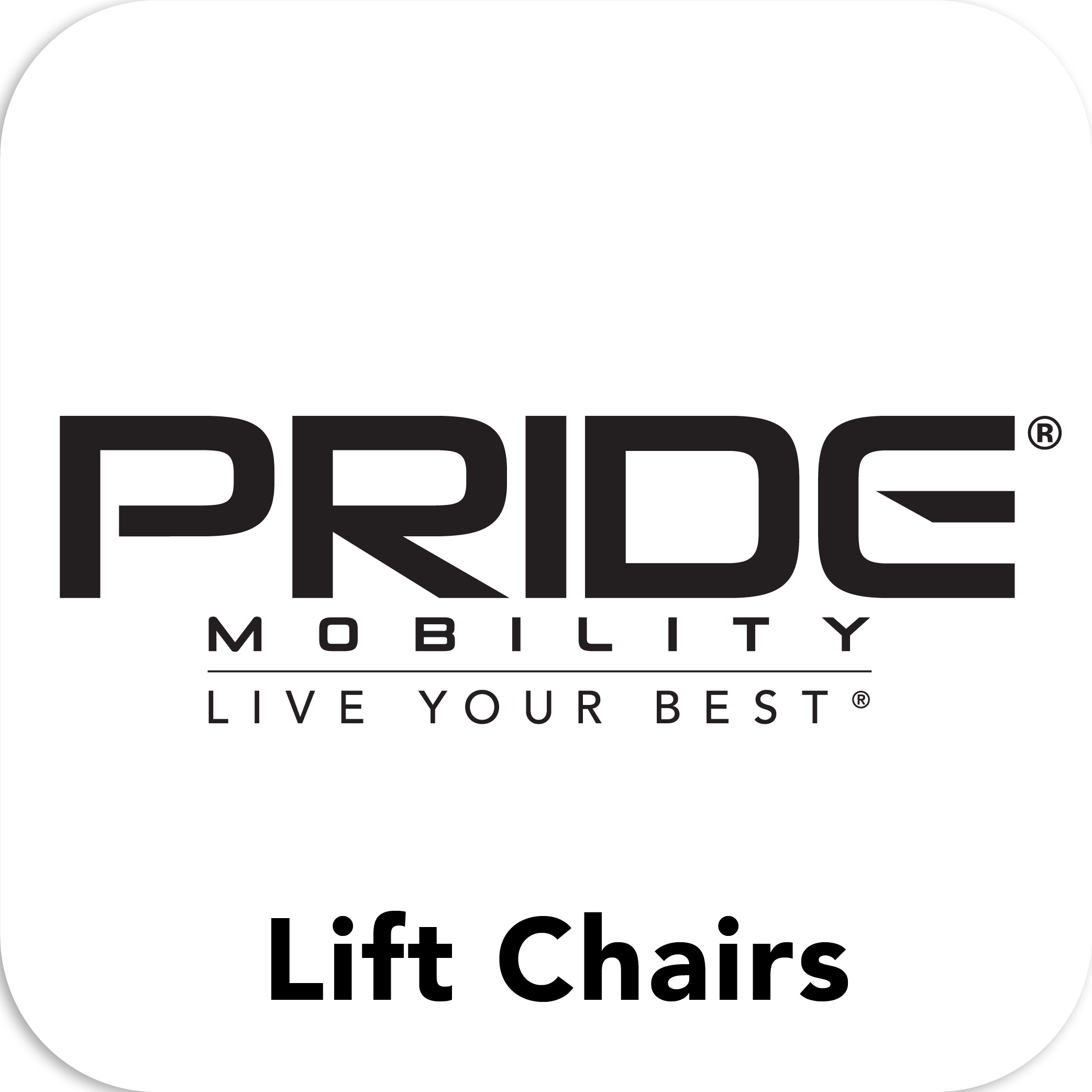 Pride Mobility lift chairs category