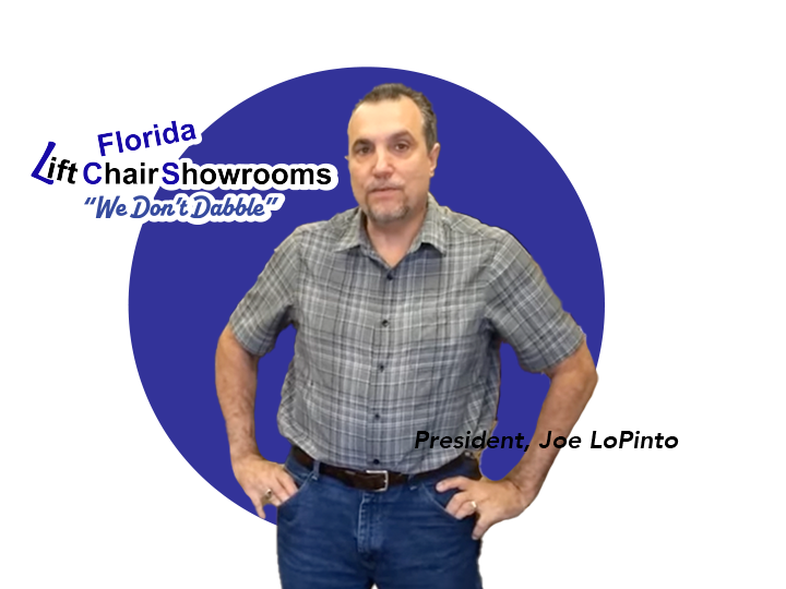 Citrus Lift Chair Showroom' President, Joe LoPinto